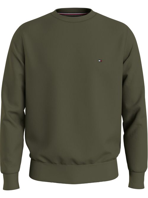 Sudadera de cuello redondo con logo bordado