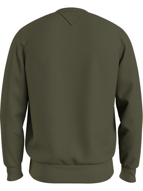 Sudadera de cuello redondo con logo bordado
