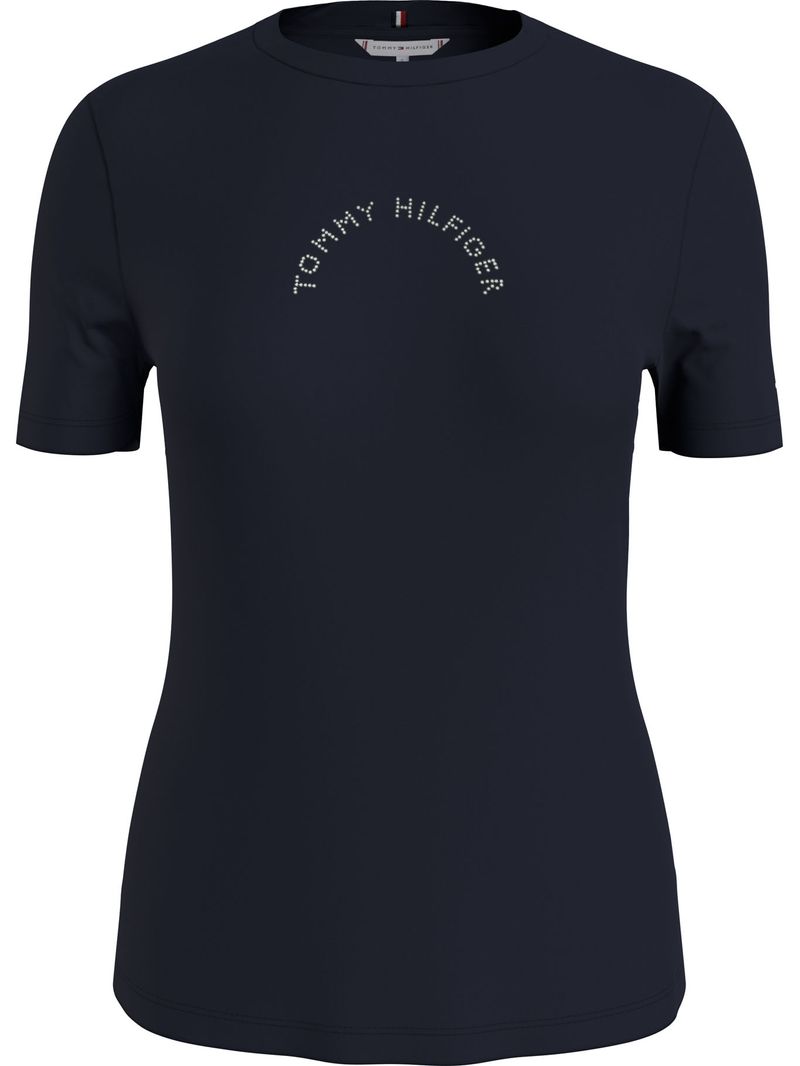 T-shirt-con-logo-grafico-de-corte-slim