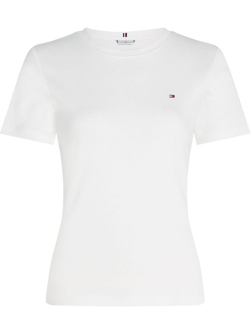 T-shirt de cuello redondo con corte slim