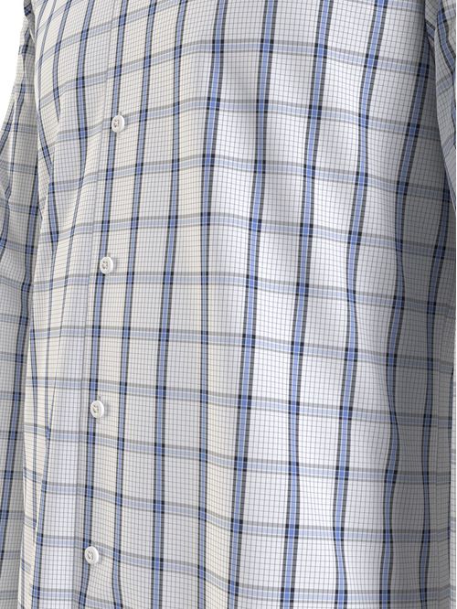 Camisa stretch de cuadros de corte regular