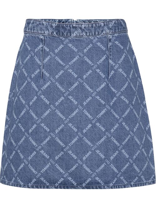 Minifalda con monogramas