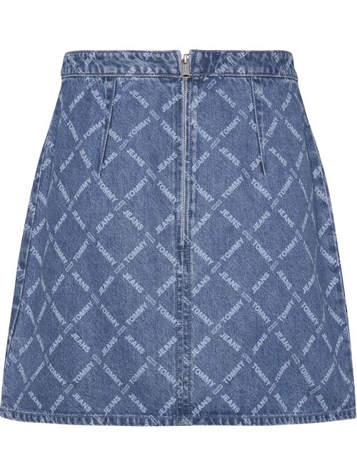 Minifalda con monogramas