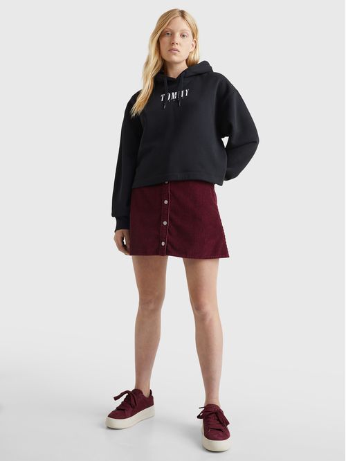 Sudadera essential amplia con gorro y logo