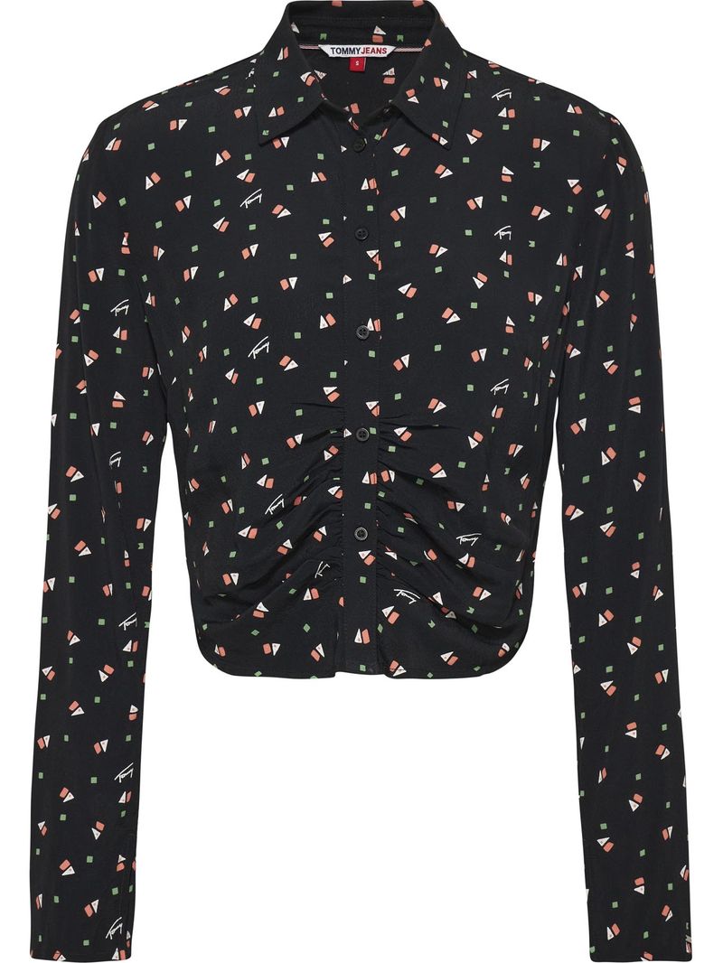 Blusa-manga-larga-con-diseño-geometrico-y-logo