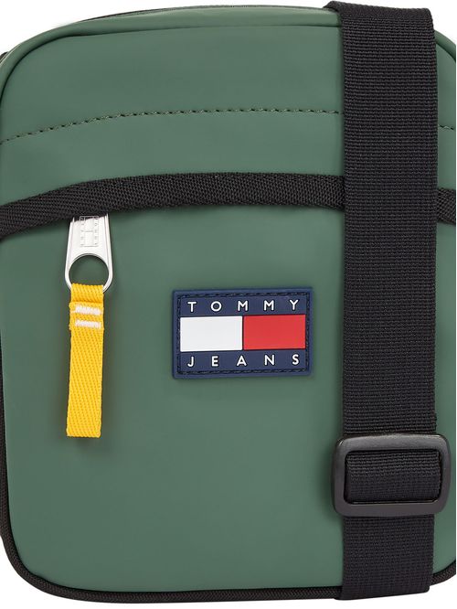 Bolso reporter con logo tonal