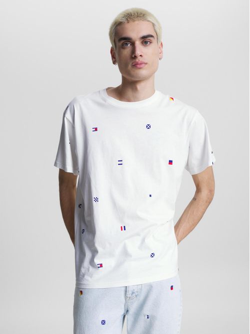 Camisa Archive de corte amplio con bordado