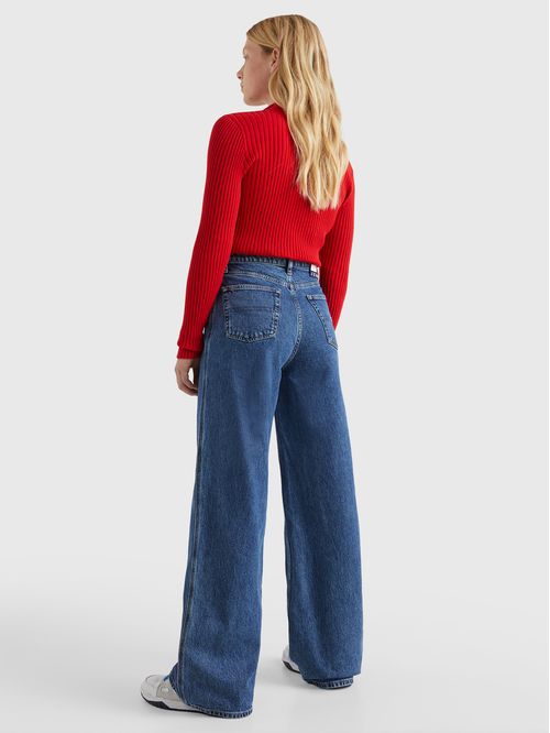 Jeans Claire anchos de talle alto