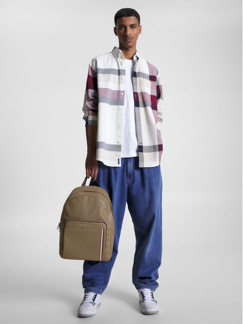 Mochila de piqué texturizado