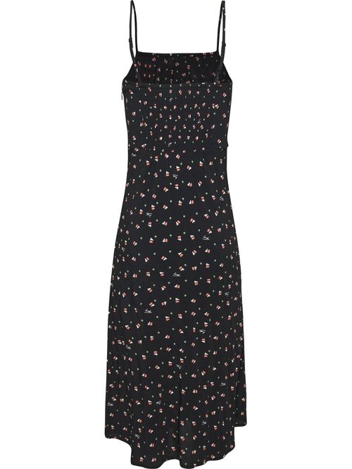 Vestido con estampado geométrico con logo