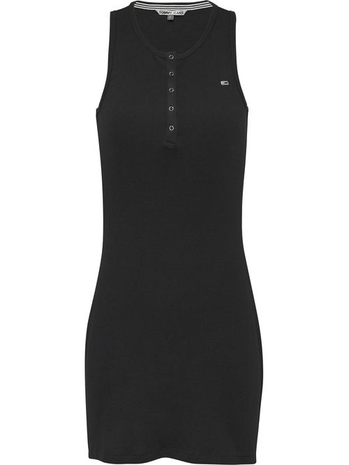 Vestido essential sin mangas con logo