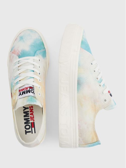 ZAPATILLAS DEPORTIVAS DE LONA CON PLATAFORMA