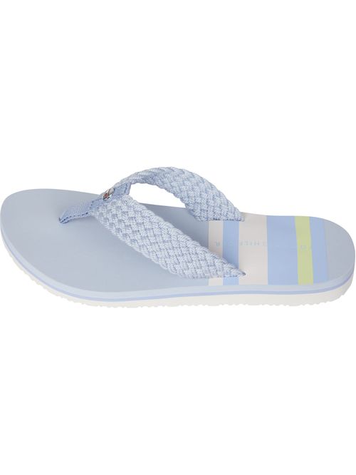 CHANCLETAS CON TIRAS TRENZADAS