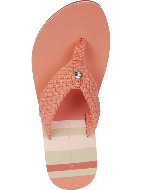 CHANCLETAS CON TIRAS TRENZADAS