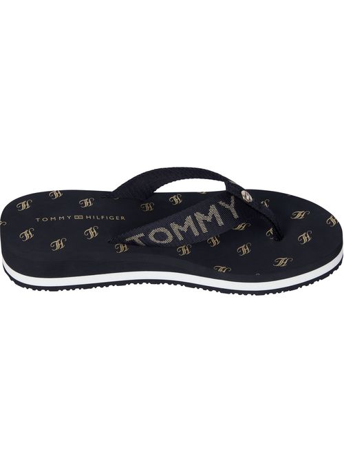 CHANCLETA DE PLAYA CON CUÑA