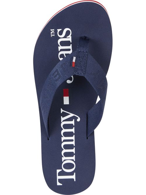 CHANCLETAS CON LOGO BORDADO