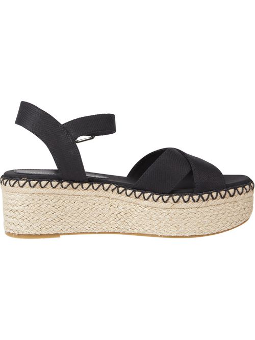 SANDALIAS DE PLATAFORMA CON DETALLES BRILLANTES