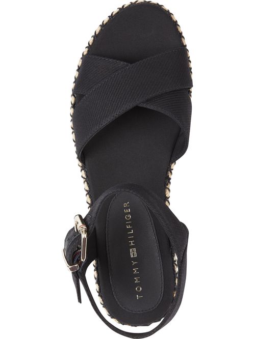 SANDALIAS DE PLATAFORMA CON DETALLES BRILLANTES