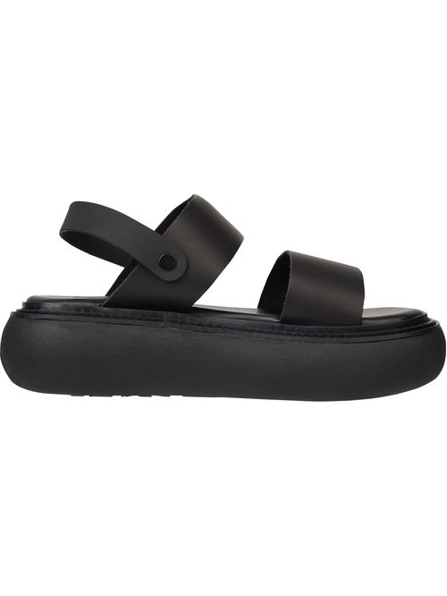 SANDALIAS DE PLATAFORMA GRUESA DE PIEL