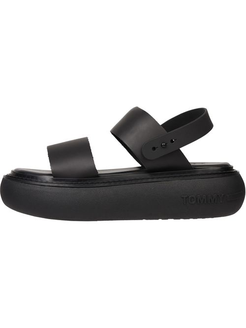 SANDALIAS DE PLATAFORMA GRUESA DE PIEL