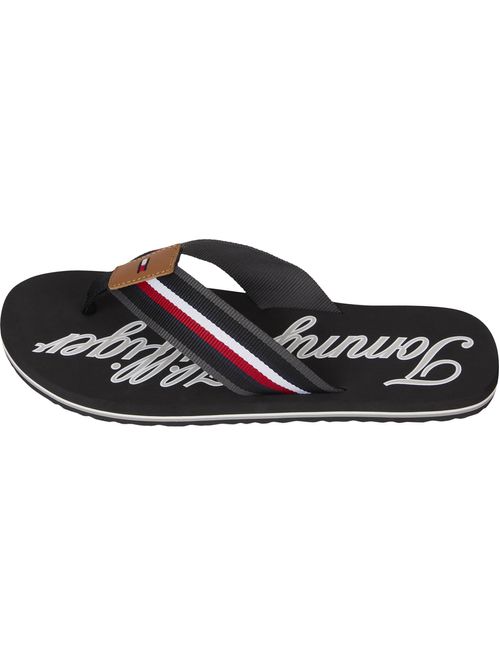 SANDALIA DE PLAYA CON LOGO