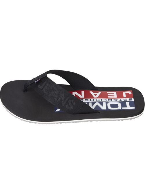 CHANCLETAS CON LOGO BORDADO