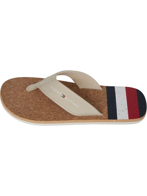 Chancleta de corcho y tela