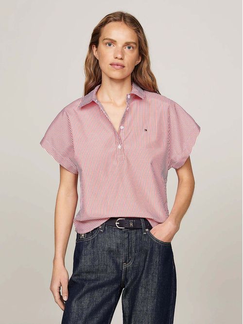 Camisa de manga corta con rayas Ithaca