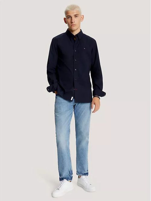 Camisa de popelina de corte regular