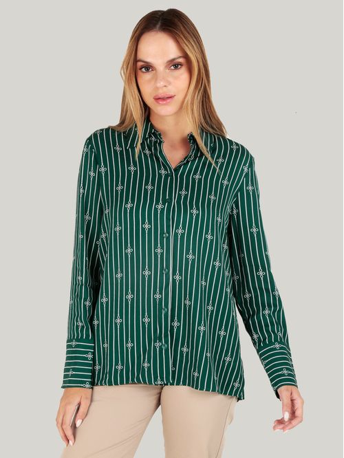 Camisa de rayas estilo cuerda