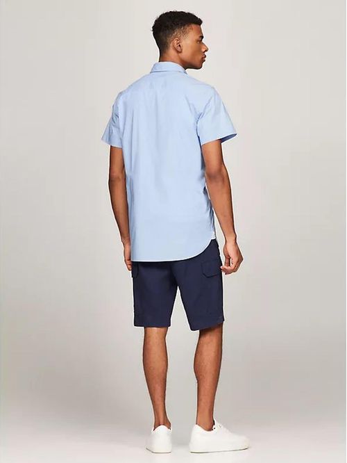 Camisa flex poplin con logo