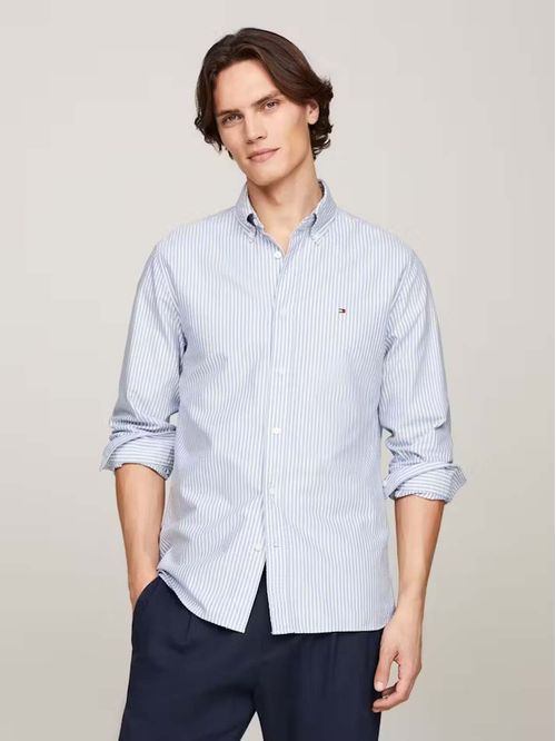 Camisa Heritage de rayas con corte regular