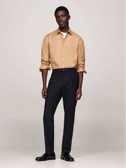 Camisa regular con logo bordado