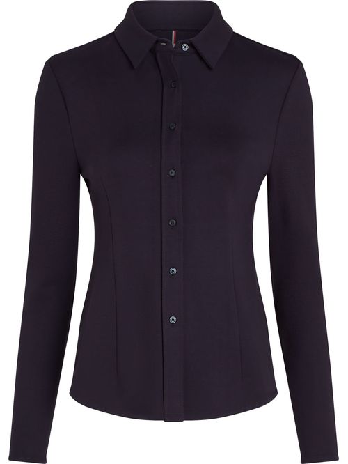 Camisa slim con aberturas en los puños