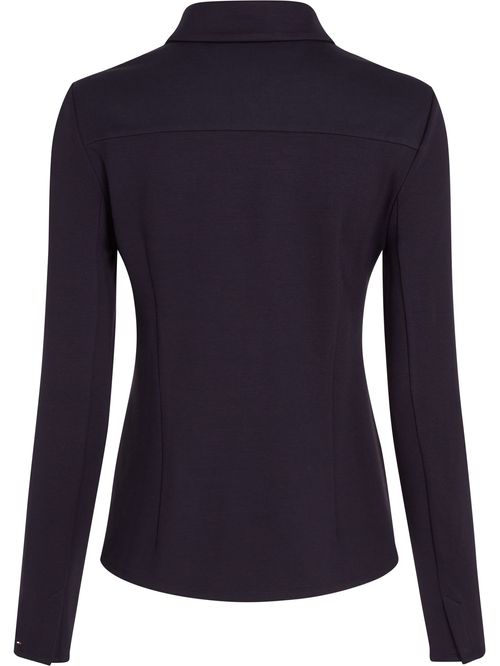 Camisa slim con aberturas en los puños