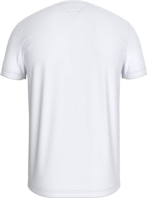 Camiseta con logo bordado en el pecho