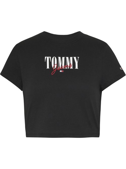 Camiseta cropped essential