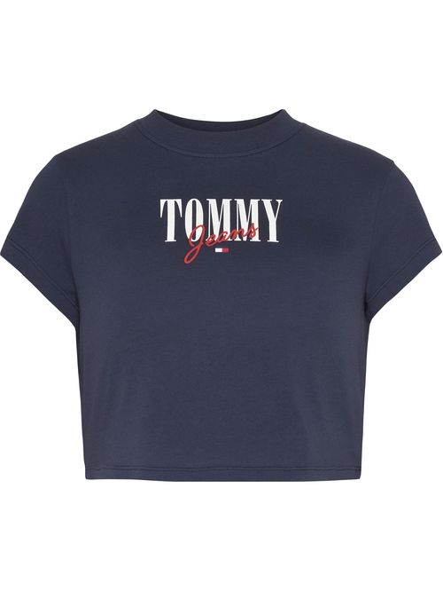 Camiseta cropped essential