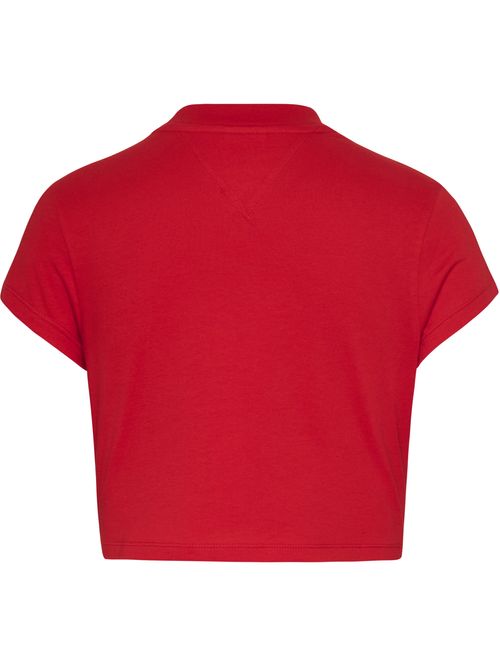 Camiseta cropped essential