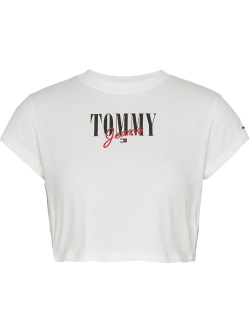 Camiseta cropped essential