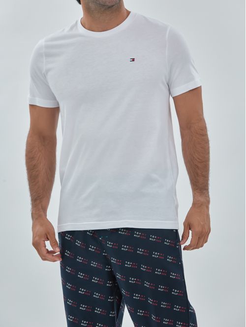 Conjunto de Camiseta y pantalón para dormir con estampado de bandera