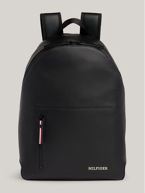 Mochila de efecto piqué con funda de portátil