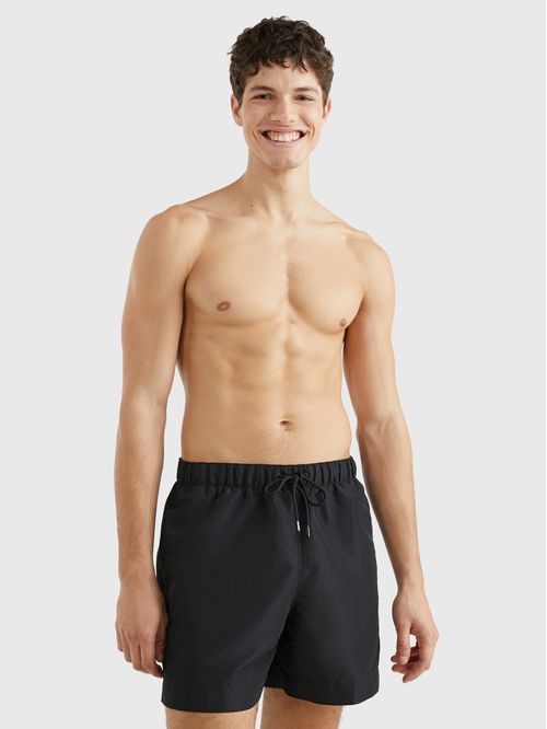 Pantaloneta de baño de medio largo con logo