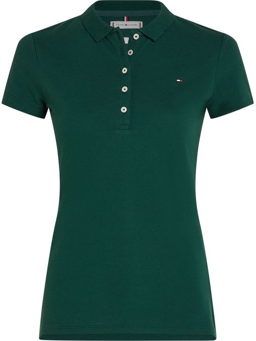 Polo de corte slim con logo