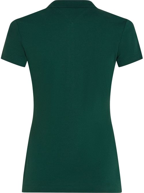 Polo de corte slim con logo