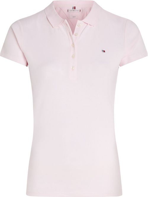 Polo de corte slim con logo