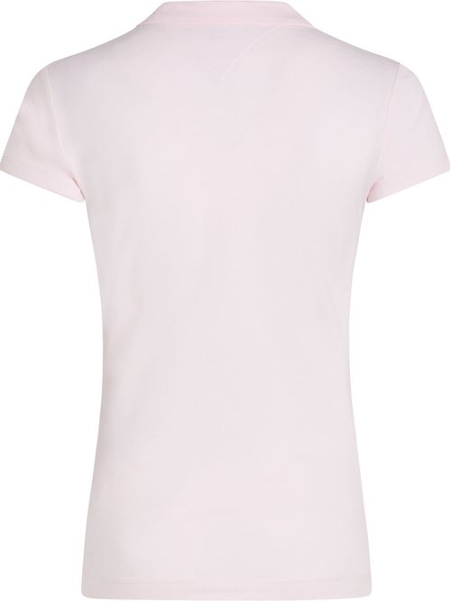 Polo de corte slim con logo