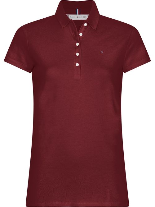 Polo de corte slim con logo