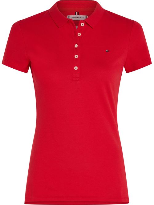 Polo de corte slim con logo