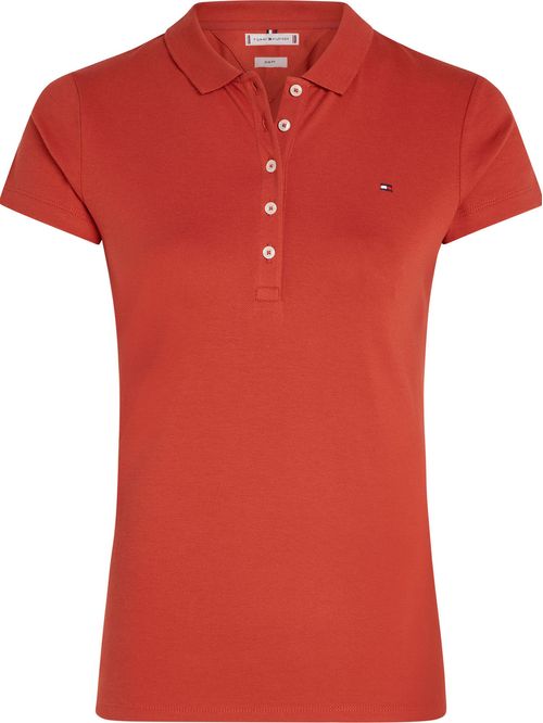 Polo de corte slim con logo